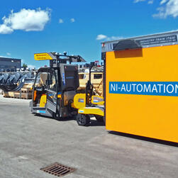 Autonomer Routenzug Industry Train