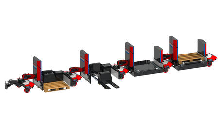 Tugger train Factory Train FT600