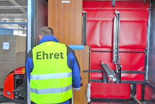 Routenzug Factory Train bei der Ehret GmbH, Mahlberg