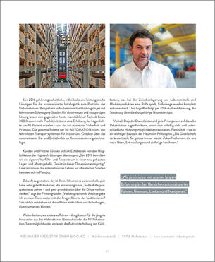 Neumaier Industry in the book "The Ortenaukreis – in the Heart of Europe"