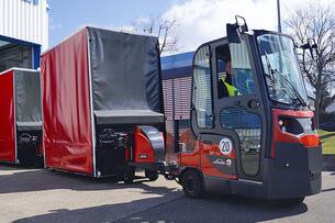 Routenzug Factory Train bei der Ehret GmbH, Mahlberg